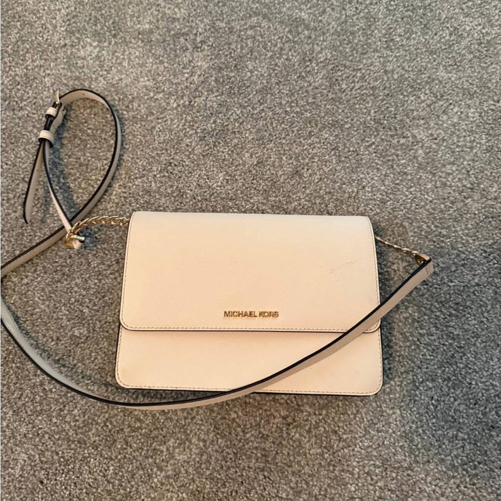 Michael Kors Beige Crossbody Bag